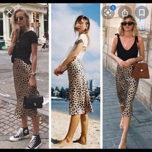RealisationPar Leopard Naomi Skirt- Size L -$65